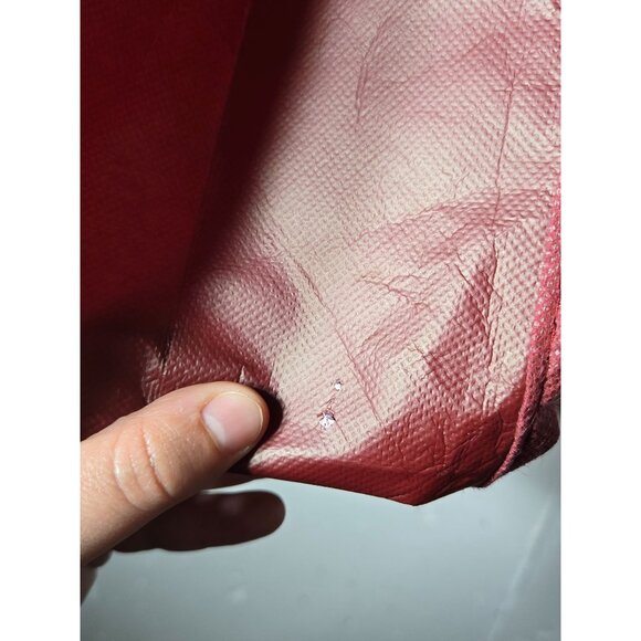 Lululemon Reusable Red Ombre Tote Bag Eco-Friendly Shopping Bag 16" - Picture 3 of 8